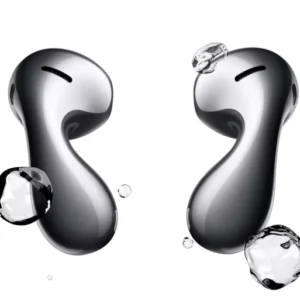 Słuchawki bezprzewodowe HUAWEI FreeBuds 5 w kolorze srebrnym.