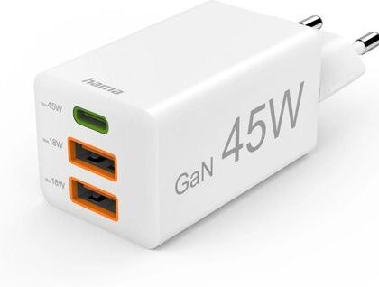 Hama Ładowarka do telefonu 45W multiport PowerDelivery Quickcharge (201995)