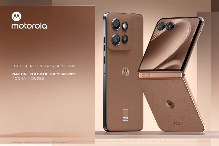 Motorola wprowadza Razr Plus w kolorze Mocha Mousse według Pantone