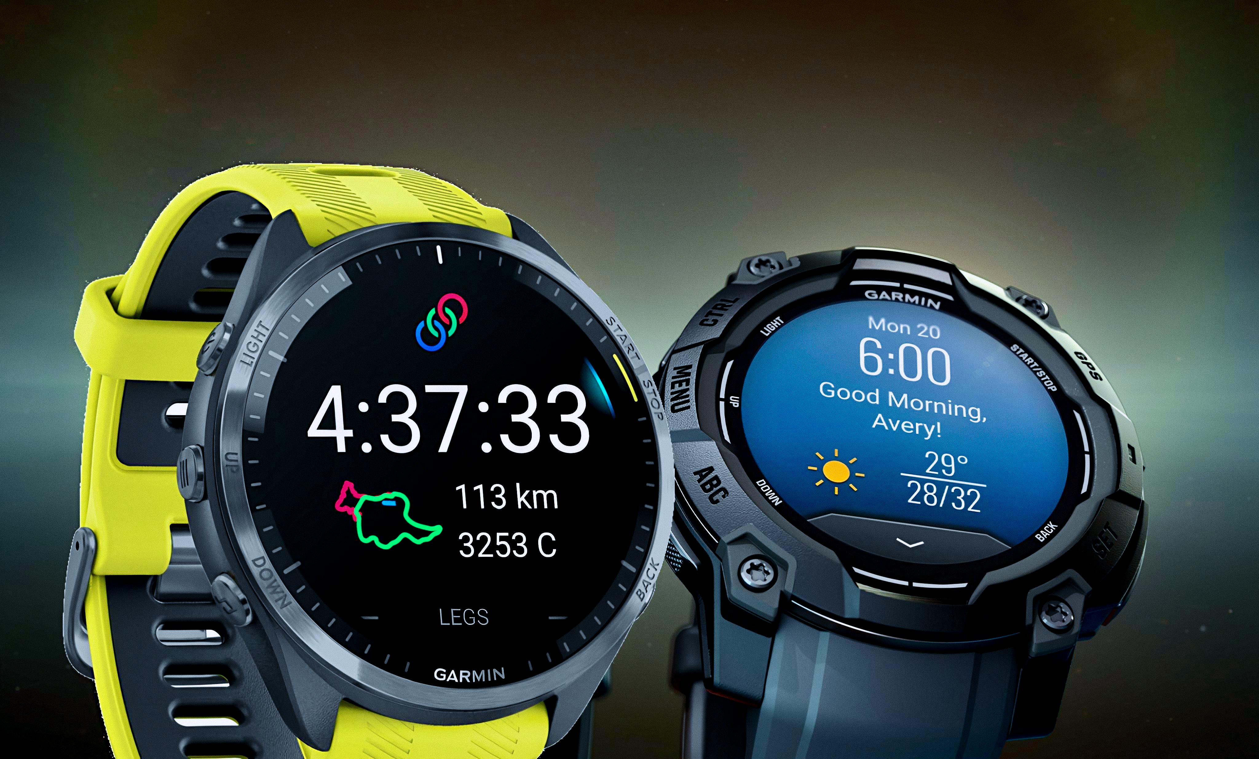 Porównanie zegarków Garmin Instinct 3 AMOLED i Forerunner 965