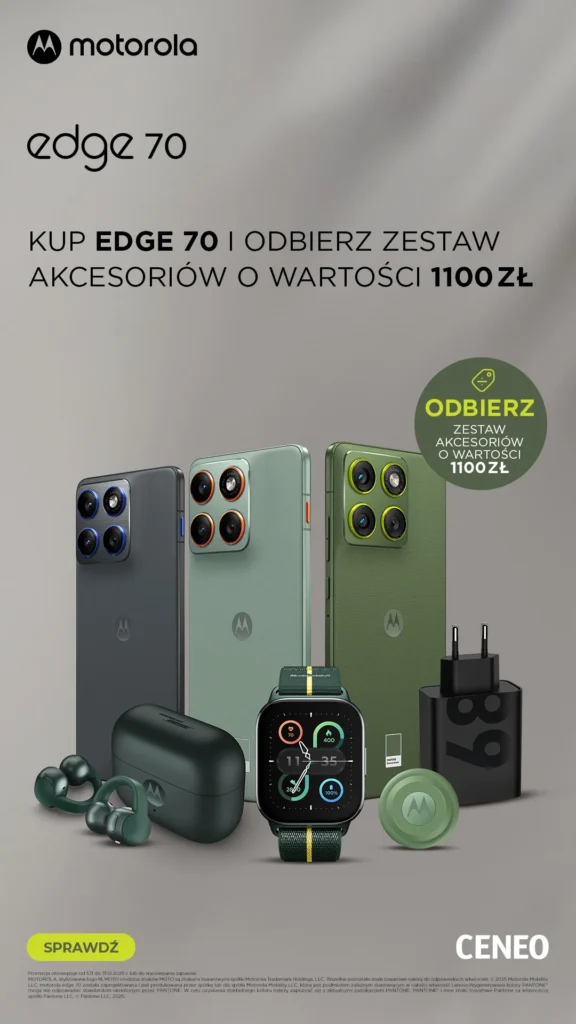 Motorola Edge 70 – flagowy smartfon z aparatem 200 MP