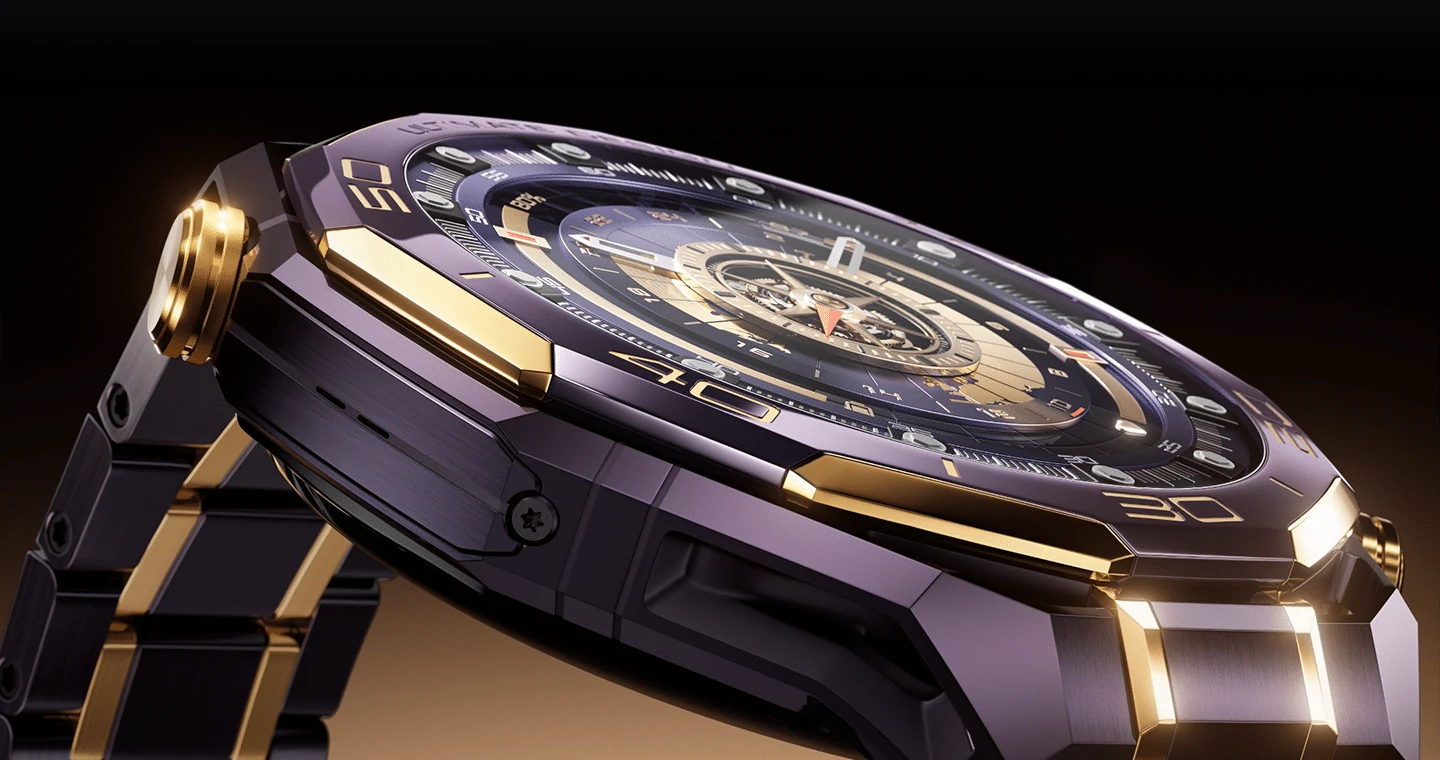 Huawei smartwatch ultimate design royal gold: design smartwatcha i cena